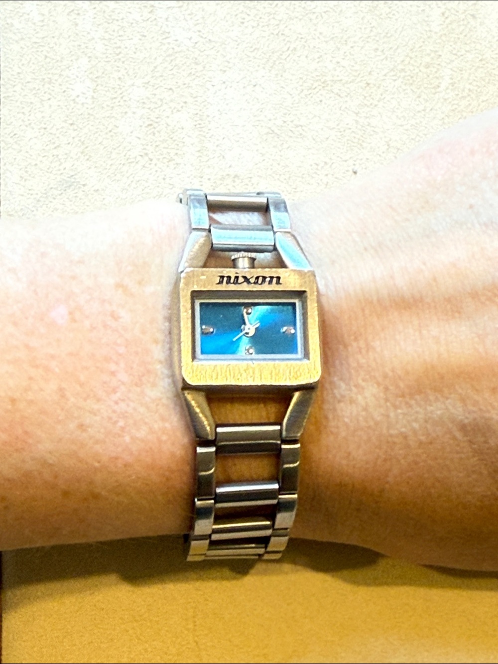 Nixon Sugar Bracelet Watch with Blue Dial